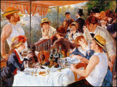 mary cassatt the boating party analysis