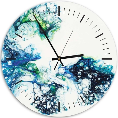 Wall Clock Transparent Densities - Wall Decoration