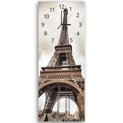 Wanduhr - Der Eiffelturm  - Wanddeko