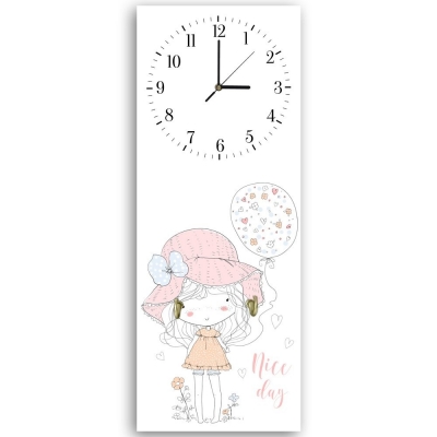Wall Clock A Little Girl From Another Era - Wall Decoration