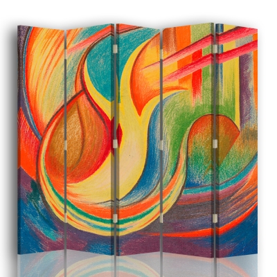 Room Divider Ecstasy - Karl Wiener - Indoor Decorative Canvas Screen