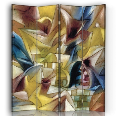 Room Divider Tropical Garden - Paul Klee - Indoor Decorative Canvas Screen
