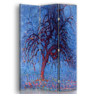 Biombo El Árbol Rojo - Piet Mondrian - Separador de Ambientes para Interiores