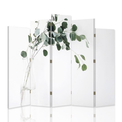 Room Divider Minimalist Nature - Indoor Decorative Canvas Screen