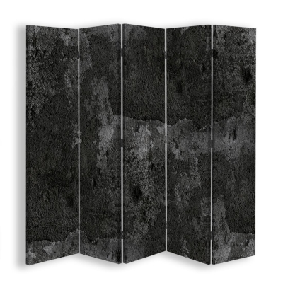 Room Divider Industrial black - Indoor Decorative Canvas Screen