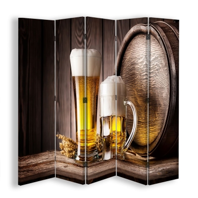 Room Divider Perfect Pint - Indoor Decorative Canvas Screen