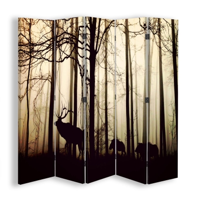 Biombo Stag Silhouette - Divisória interna decorativa