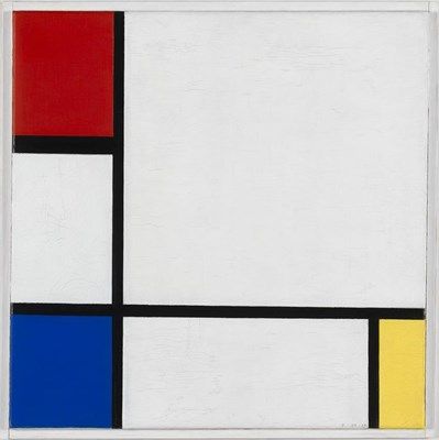 Piet Mondrian: &quot;Composition with red, yellow and blue&quot;