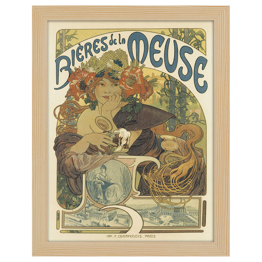 Peintures célèbres, impressions sur toile et décoration murale - ツ  Legendarte-Affiche Publicitaire Vintage Usines Delin - Tableau, Décoration  murale