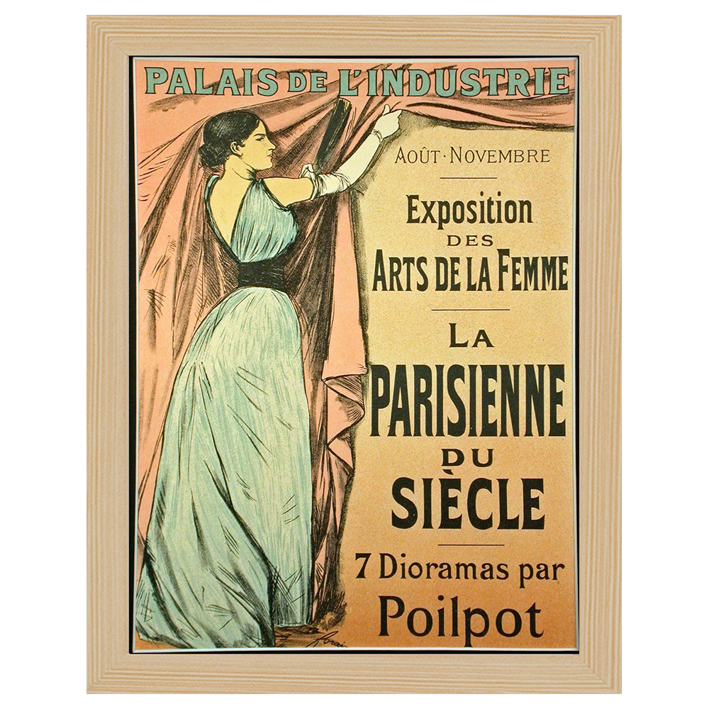 Peintures célèbres, impressions sur toile et décoration murale - ツ  Legendarte-Affiche Artistique Vintage La Parisienne Du Siècle - Tableau, Décoration  murale