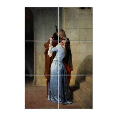 Multipanel Bilder Der Kuß - Francesco Hayez - Wanddeko