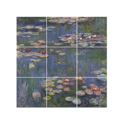Multipanel Bilder Seerosen - Claude Monet - Wanddeko
