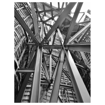 Canvastryck - Iron Pillars - Dekorativ Väggkonst