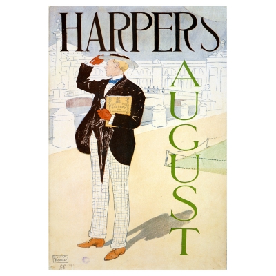 Canvastryck -  Harper's August 1893 - Edward Penfiel - Dekorativ Väggkonst