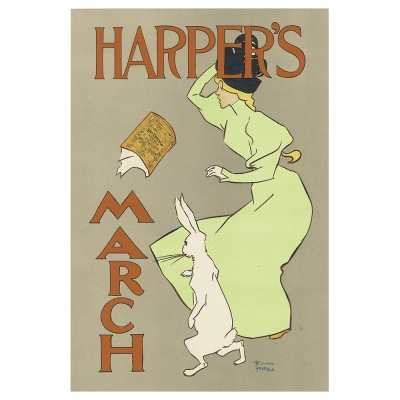 Stampa su Tela -  Harper's March 1895 - Edward Penfiel - Quadro su Tela, Decorazione Parete
