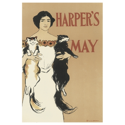 Tableau, Impression Sur Toile -  Harper's May 1896 - Edward Penfiel - Décoration murale