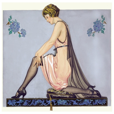 Canvas Print - Holeproof Hosiery Company Ad - C. Coles Phillips - Wall Art Decor