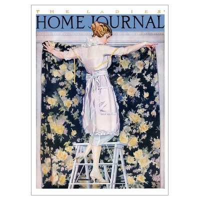 Stampa su Tela - Ladies Home Journal 1921 - C. Coles Phillips - Quadro su Tela, Decorazione Parete