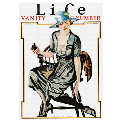 Stampa su Tela - Life Magazine September 1921 - C. Coles Phillips - Quadro su Tela, Decorazione Parete