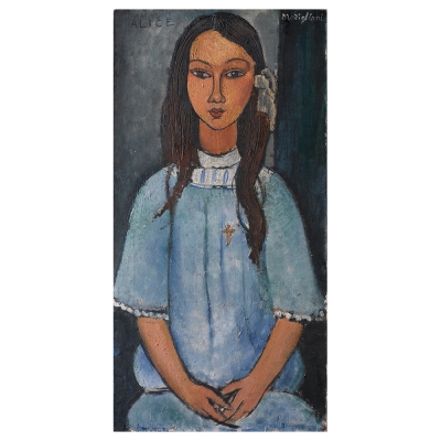 Kunstdruck auf Leinwand - Alice Amedeo Modigliani - Wanddeko, Canvas