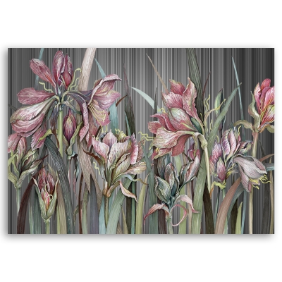 Stampa su tela - Amaryllis Rosa - Quadro su Tela, Decorazione Parete