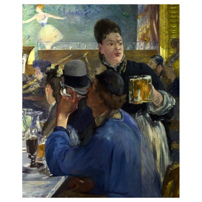 Tableau, Impression Sur Toile - Coin De Café-Concert - Edouard Manet - Décoration murale