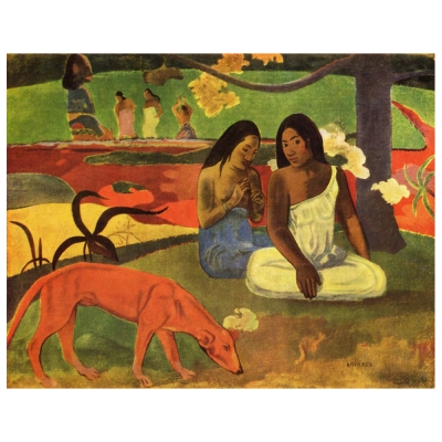 Kunstdruck auf Leinwand - Arearea Paul Gauguin - Wanddeko, Canvas