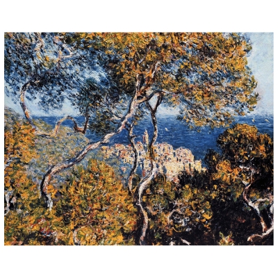 Tableau, Impression Sur Toile - Bordighera Claude Monet - Décoration murale