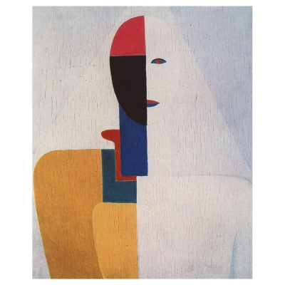 Stampa su tela - Busto Di Donna - Kazimir Malevich - Quadro su Tela, Decorazione Parete