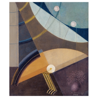 Canvas Print - Composition Ba220 - Karol Hiller - Wall Art Decor
