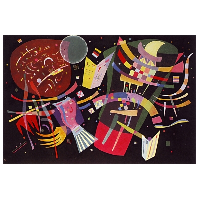 Tableau, Impression Sur Toile - Composition X Wassily Kandinsky - Décoration murale