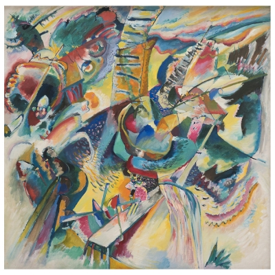 Cuadro Lienzo,  Impresión Digital - Improvisación, Gorge - Wassily Kandinsky - Decoración Pared