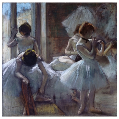 Kunstdruck auf Leinwand - Tänzerinnen in der Garderobe Edgar Degas - Wanddeko, Canvas