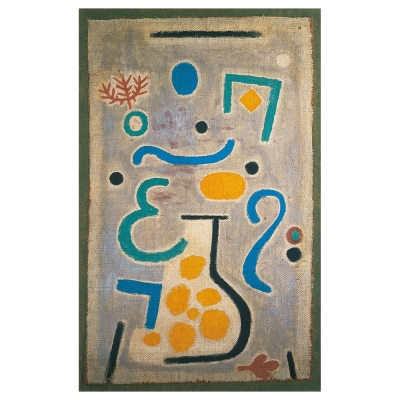 Cuadro Lienzo, Impresión Digital - Die Vase (El Jarrón) - Paul Klee - Decoración Pared