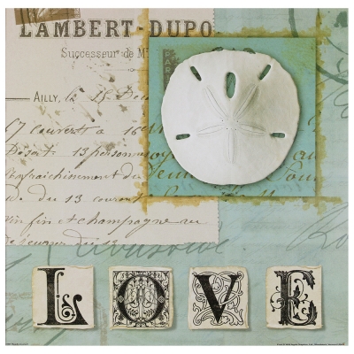 Canvastryck - Pieces Of Love - Dekorativ Väggkonst