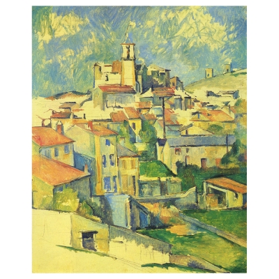 Cuadro Lienzo, Impresión Digital - Gardanne - Paul Cézanne - Decoración Pared