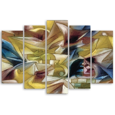 Quadro em Tela, Impressão Digital - Jardim Tropical - Paul Klee - Decoração de Parede