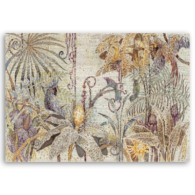 Kunstdruck auf Leinwand - Soft Dschungel - Wanddeko, Canvas