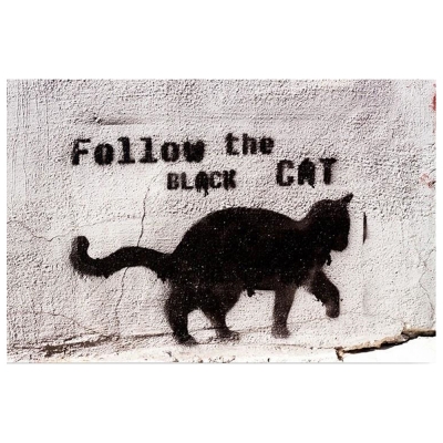 Canvas Print - Feline Graffiti - Wall Art Decor