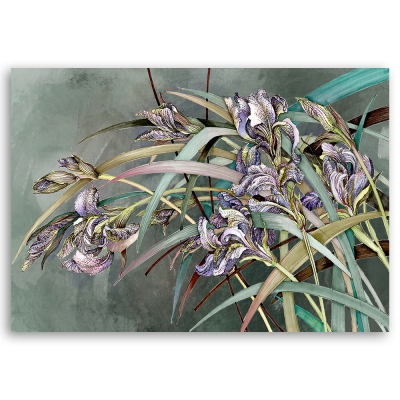 Canvas Print - Tangle of Irisis - Wall Art Decor