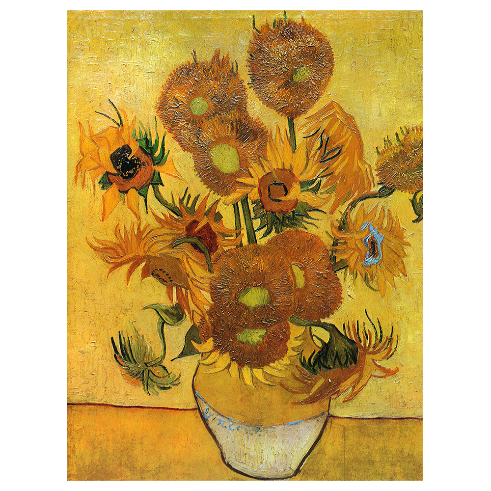 Canvastryck - Sunflowers - Vincent Van Gogh - Dekorativ Väggkonst