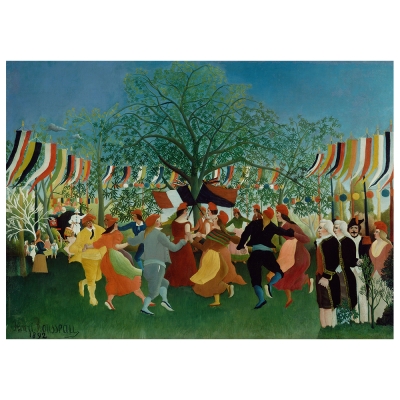 Kunstdruck auf Leinwand - Hundert Jahre Freiheit Henri Rousseau - Wanddeko, Canvas
