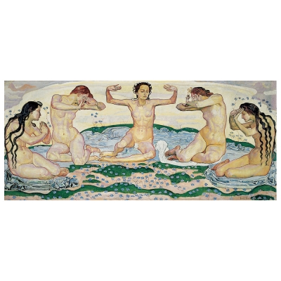 Quadro em Tela, Impressão Digital - O Dia - Ferdinand Hodler - Decoração de Parede