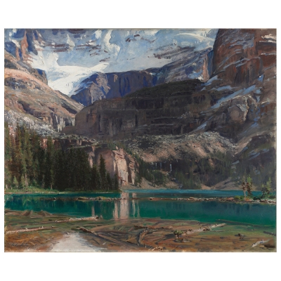 Quadro em Tela, Impressão Digital - The Lake O'Hara - John Singer Sargent - Decoração de Parede