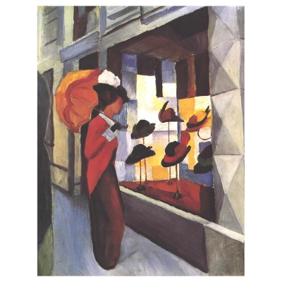 Canvas Print - The Hat Shop - August Macke - Wall Art Decor