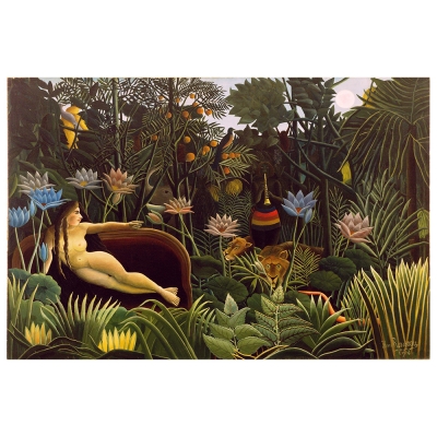 Quadro em Tela, Impressão Digital - O Sonho - Henri Rousseau - Decoração de Parede