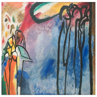 Quadro em Tela, Impressão Digital - Improvisação 19 - Wassily Kandinsky - Decoração de Parede