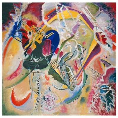 Quadro em Tela, Impressão Digital - Improvisação 35 - Wassily Kandinsky - Decoração de Parede