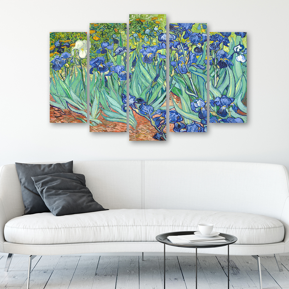 Stampa su Tela Vincent Van Gogh Irises Canvas Prints 