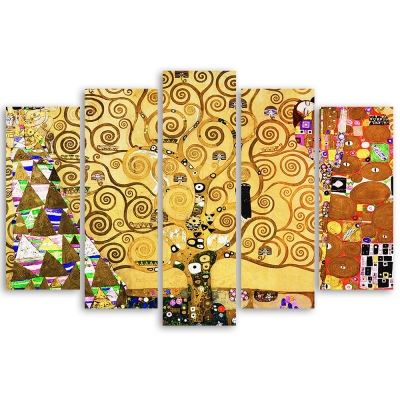 Canvastryck - The Tree Of Life - Gustav Klimt - Dekorativ Väggkonst